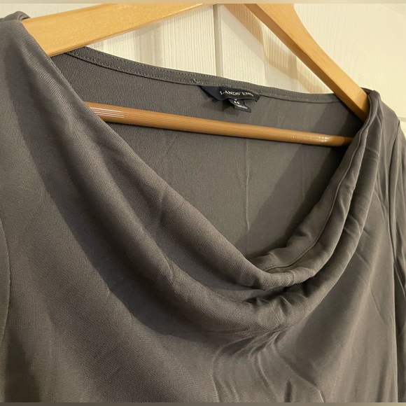 Lands’ End Cowl Neck Top - Picture 2 of 3